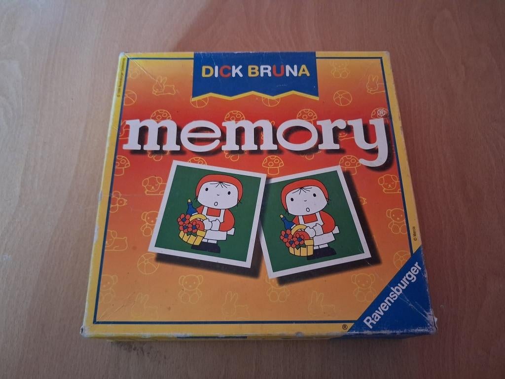 Dick Bruna Memory, Hobby en Vrije tijd, Gezelschapsspellen | Kaartspellen, Gebruikt, Vijf spelers of meer, Ophalen of Verzenden