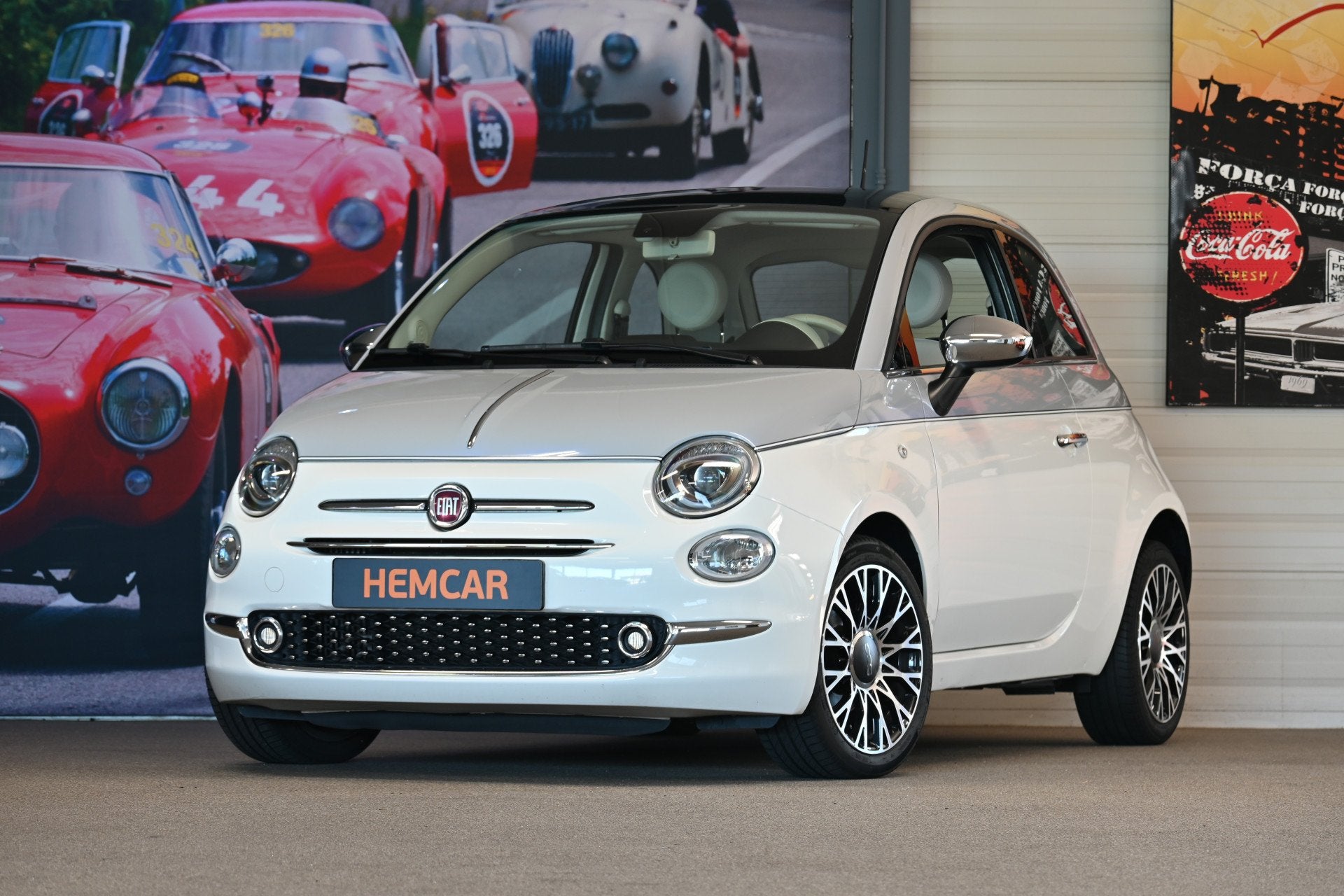 Fiat 500 0.9 TwinAir Turbo Collezione (bj 2018), Auto's, Fiat, Voorwielaandrijving, Stof, Startonderbreker, Origineel Nederlands