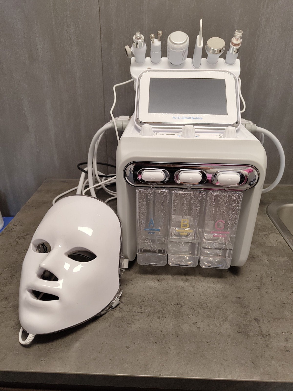 H2-O2 Small Bubble Gezichtsbehandeling Machine, Ophalen, Zo goed als nieuw, Gehele gezicht, Overige typen