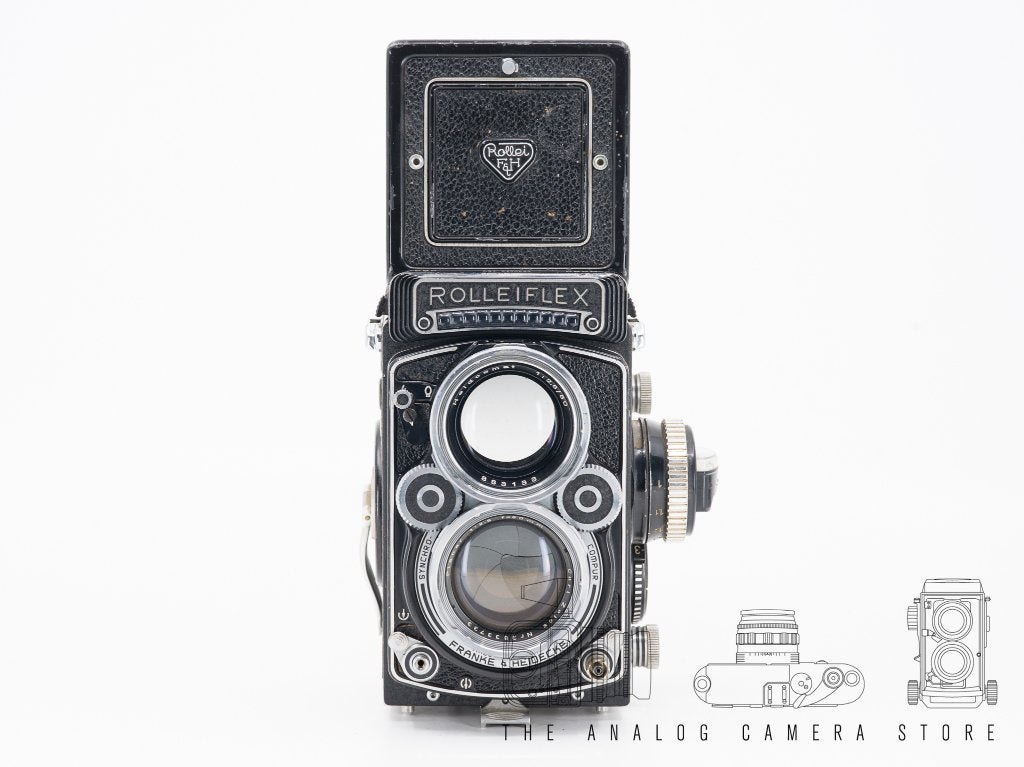 Rolleiflex 2.8F, Gebruikt, Spiegelreflex, Ophalen of Verzenden, Overige Merken