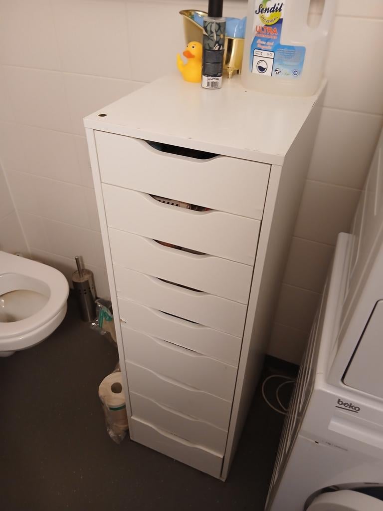 Alex kast ikea, Huis en Inrichting, Kasten | Ladekasten, Ophalen, Gebruikt, 5 laden of meer, Minder dan 100 cm