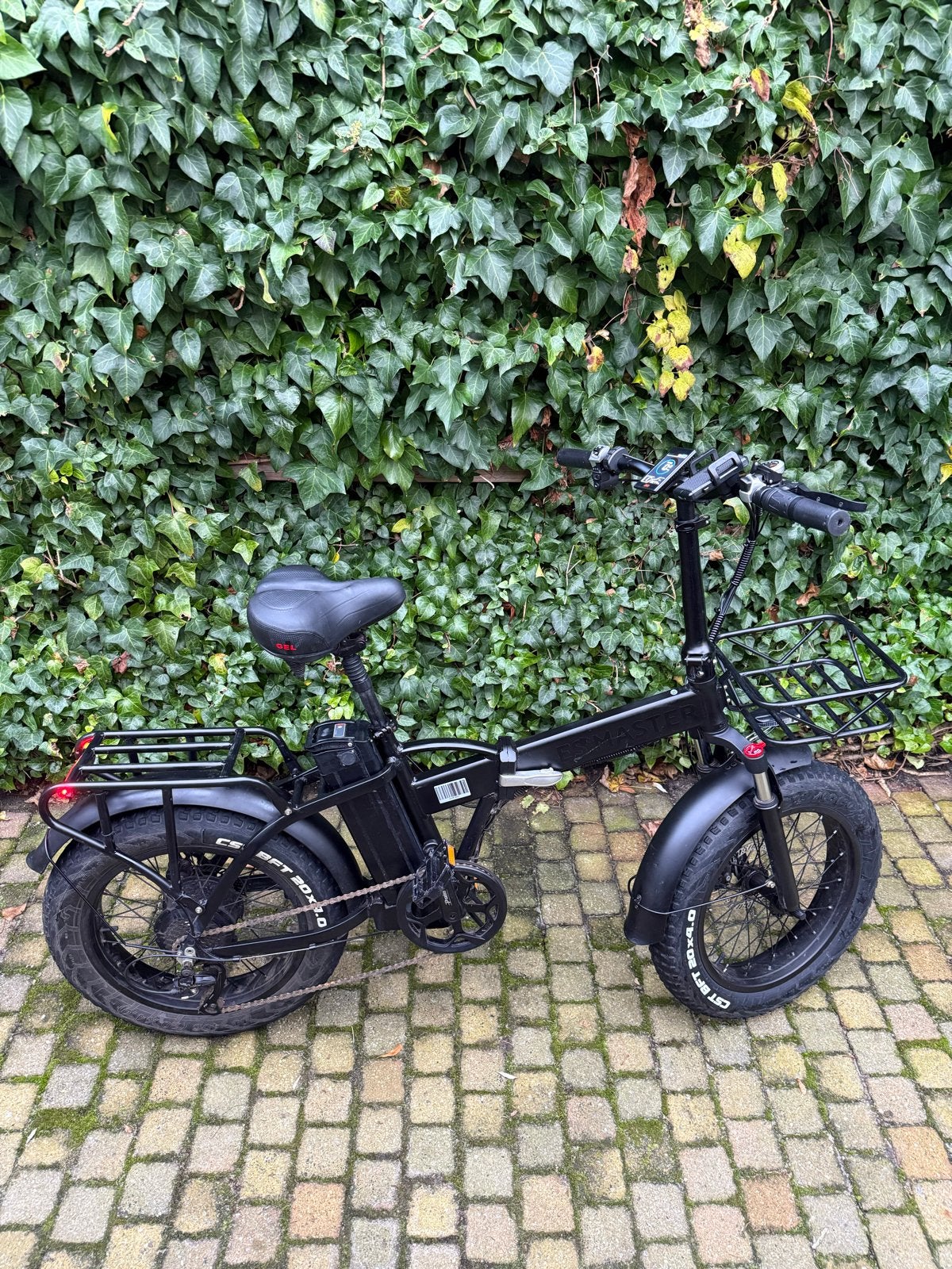 Opvouwbare Fatbike met dikke banden en bagagedragers 20 inch, Fietsen en Brommers, Gebruikt, Minder dan 47 cm, 50 km per accu of meer