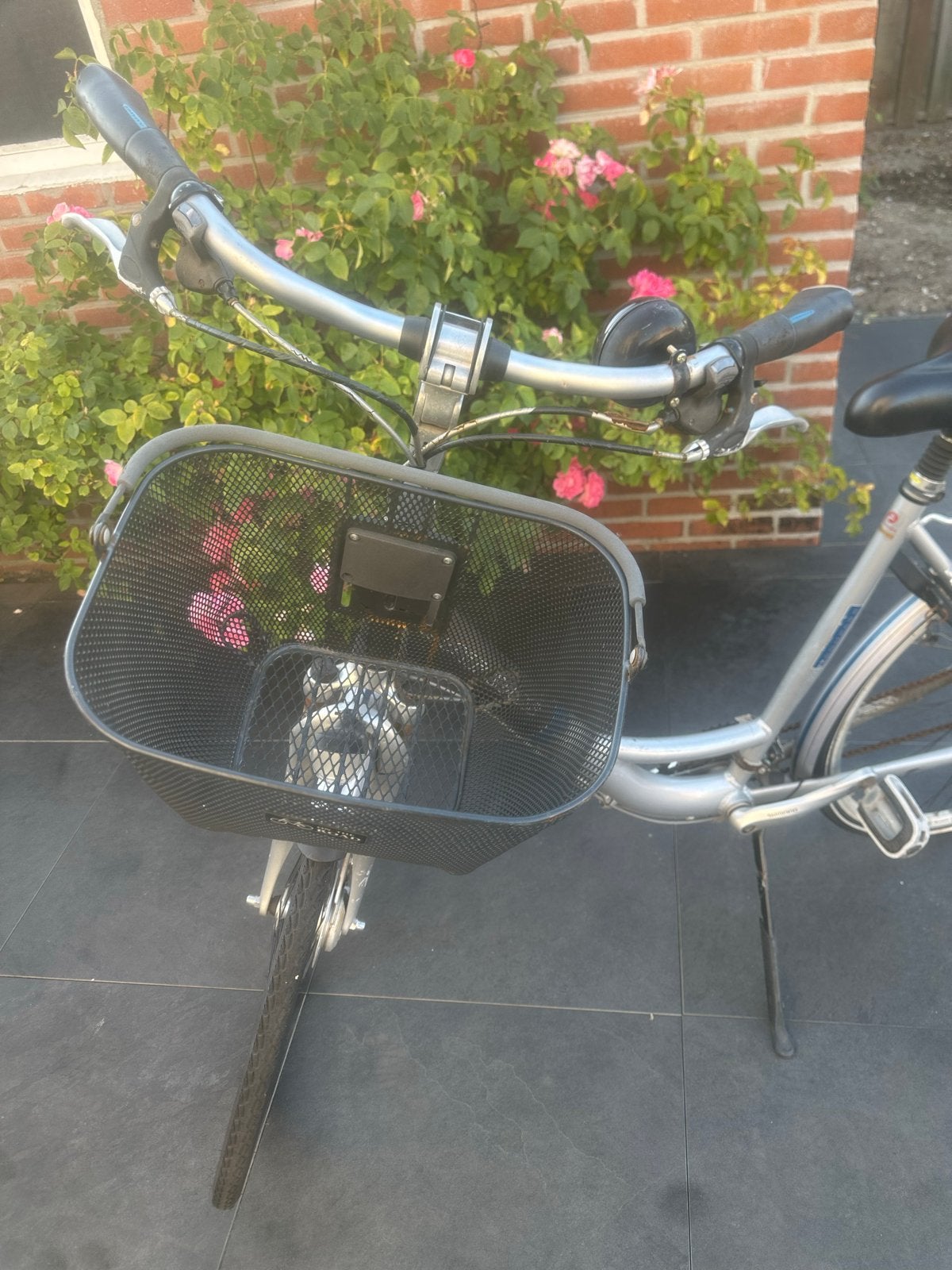 Damesfiets met mand en versnellingen, Fietsen en Brommers, Velgrem, Versnellingen, Ophalen, Overige merken