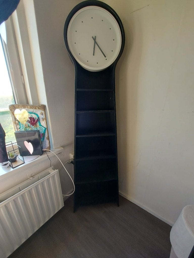 IKEA PS Pendel staande klok met opbergruimte, Ophalen, Gebruikt, Analoog, Staande klok