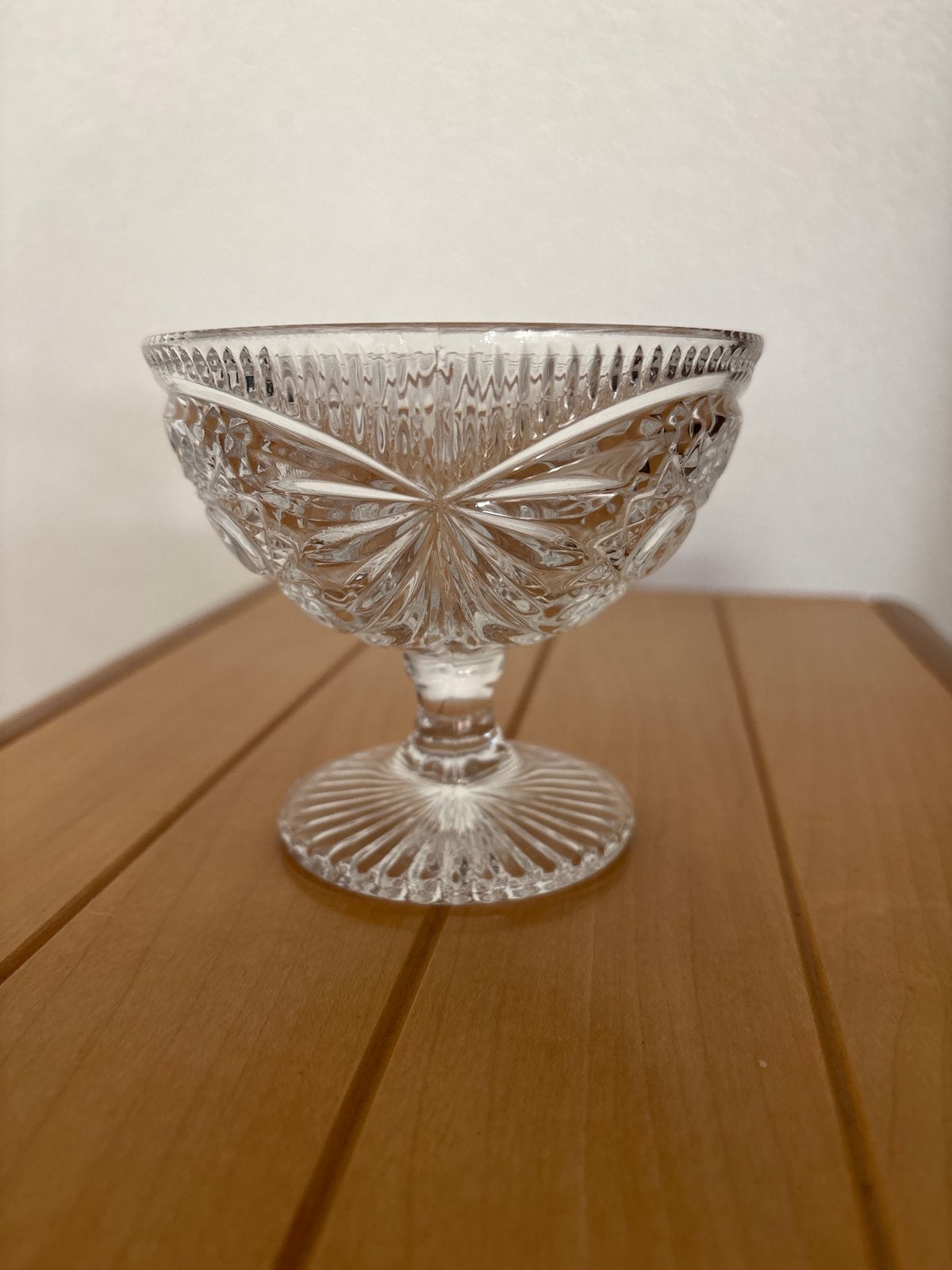 Vintage Kristallen Bonbonschaaltje op Voet, Ophalen