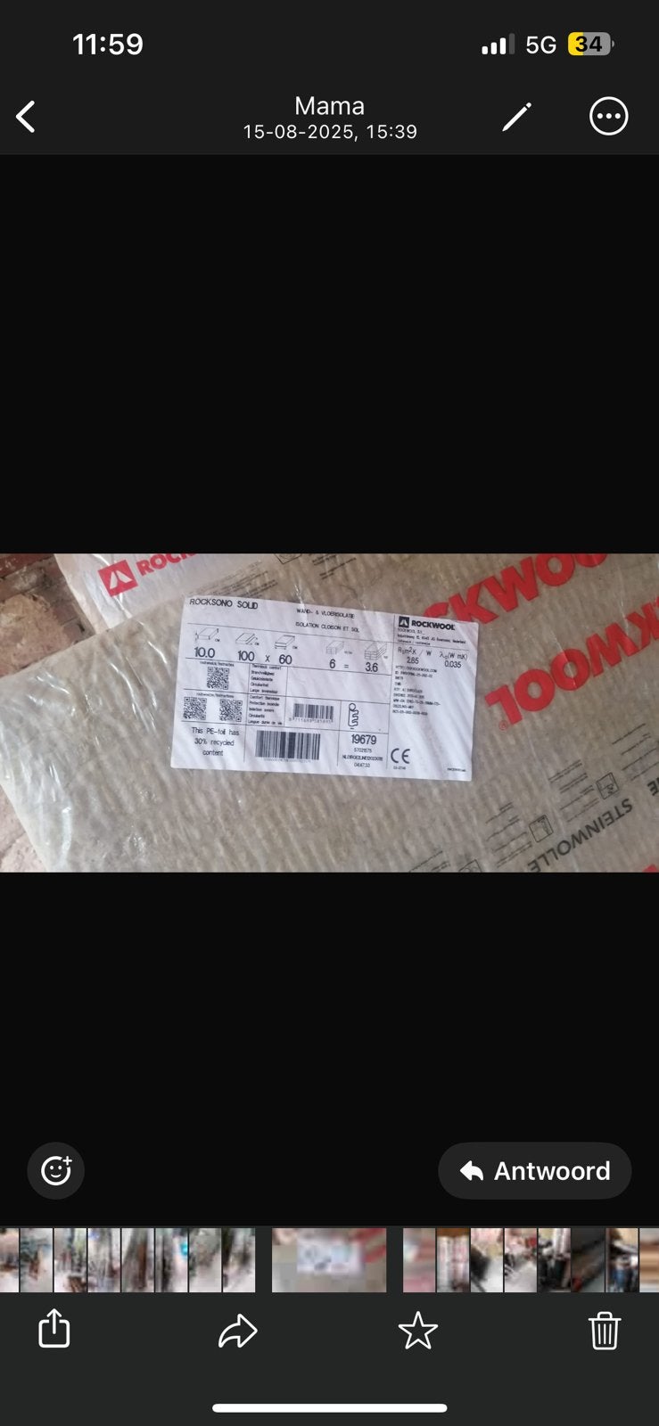Isolatie rockwool, Eén persoon, Cadeaubon