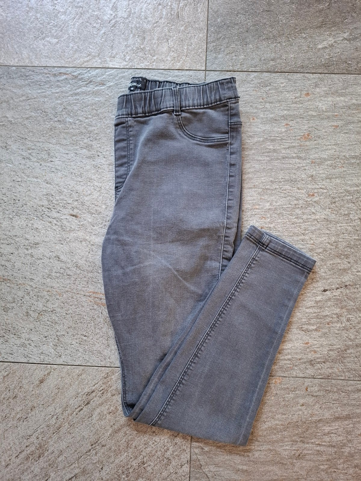 M&S Mode Grijze Skinny Jeans Maat 48 - Zo goed als nieuw, Maat 46/48 (XL) of groter, Ophalen of Verzenden, Zo goed als nieuw, M&S Mode