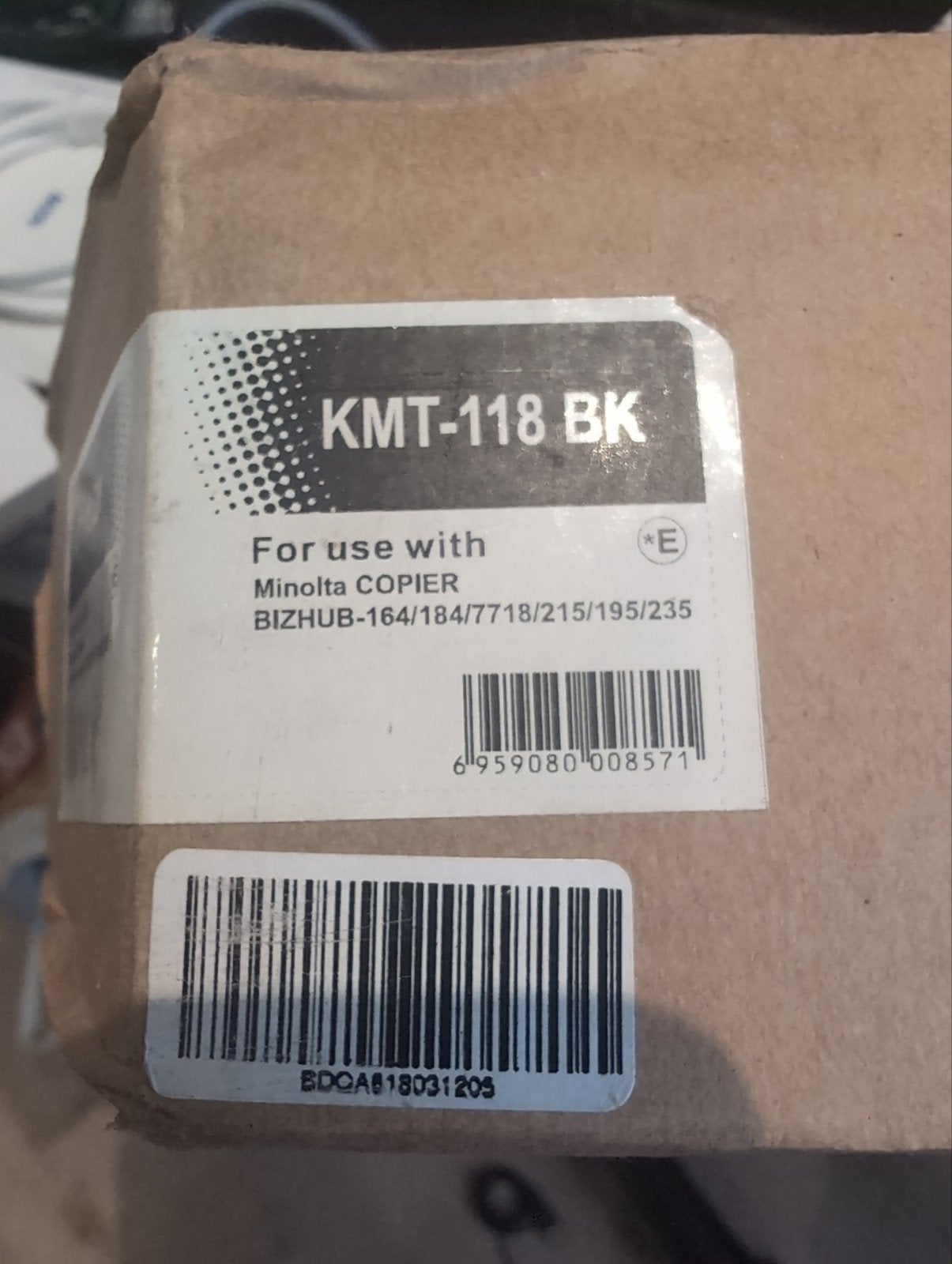 Toner KMT-118 BK voor Minolta Bizhub printers, Ophalen of Verzenden