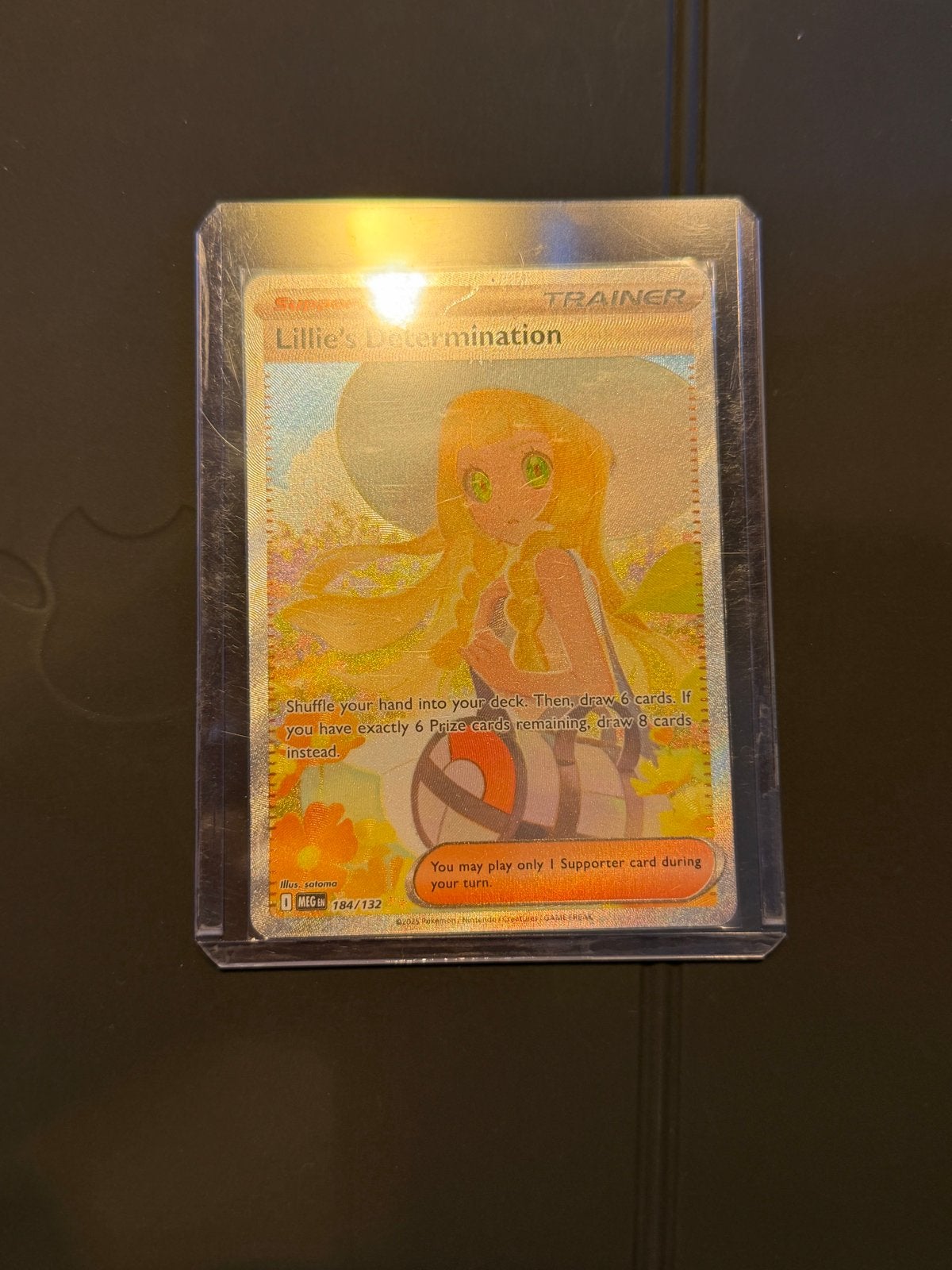 Lillie's Determination Full Art Trainer Kaart Pokémon, Ophalen of Verzenden, Zo goed als nieuw, Losse kaart, Foil