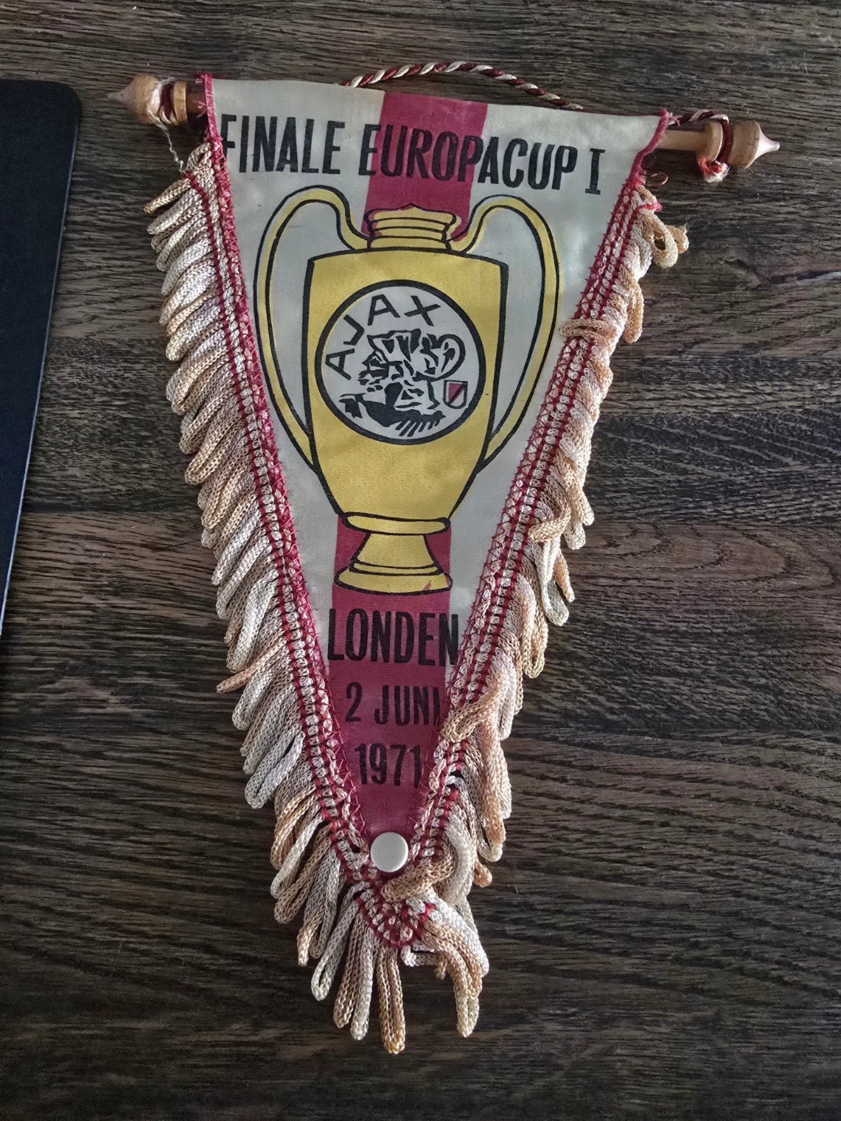 Vintage Ajax Europacup I Finale 1971 Vaantje, Ophalen of Verzenden