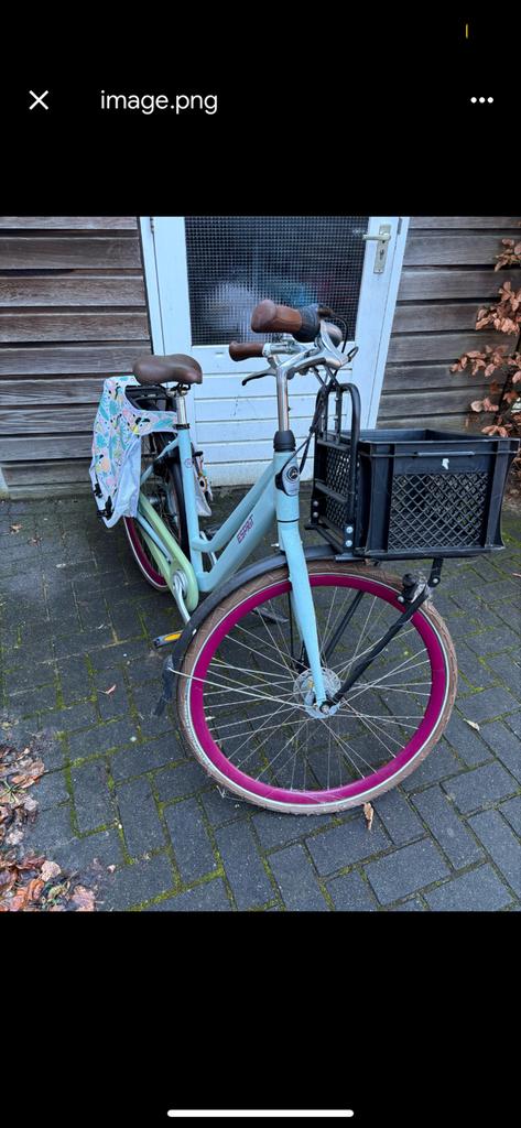 Esprit Damesfiets met Voordrager en Mand, 50 tot 53 cm, Ophalen, Overige merken, Gebruikt