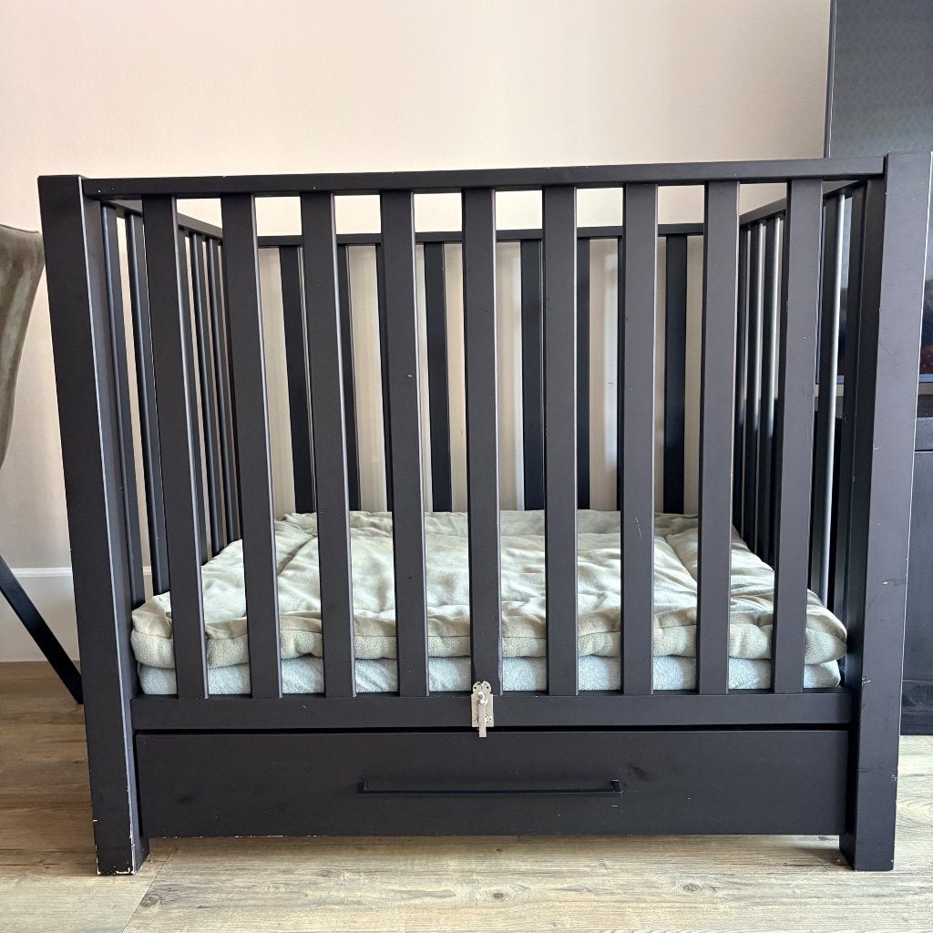 Europe Baby Casper Box Met Lade II Mat Zwart, Kinderen en Baby's, Ophalen, Gebruikt, In hoogte verstelbaar