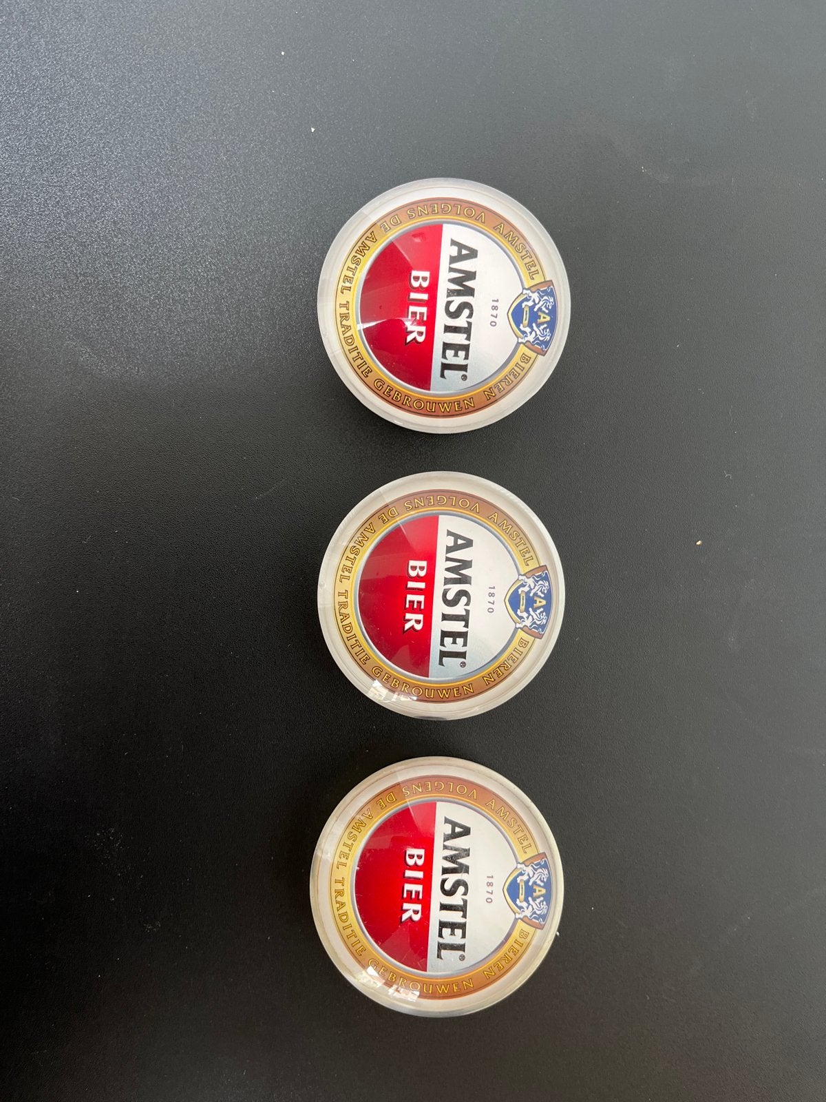 3 Amstel Bier taplampjes, Ophalen of Verzenden, Nieuw, Overige typen, Amstel