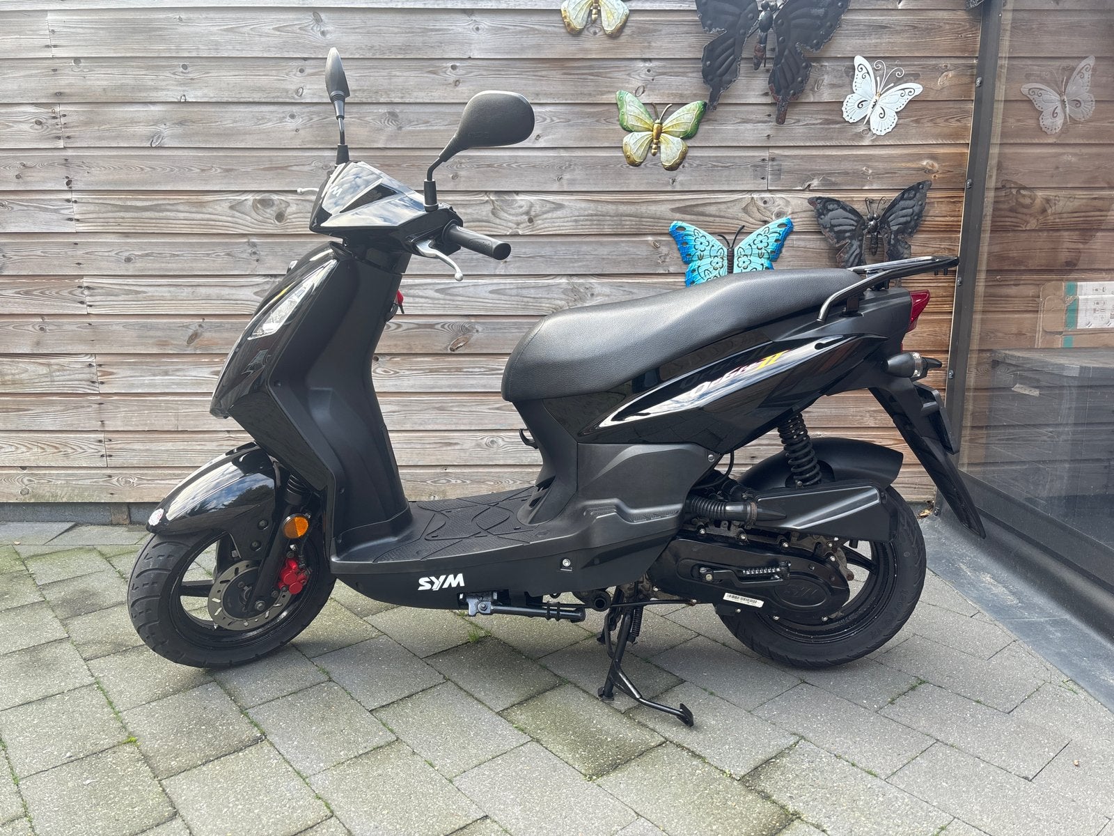 SYM Orbit II scooter - Zwart, zo goed als nieuw, Fietsen en Brommers, Ophalen, Zo goed als nieuw, Benzine, 50 cc