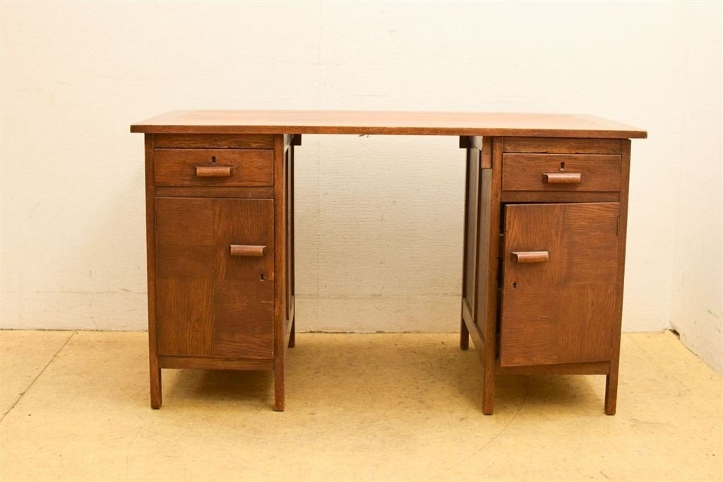 Houten Bureau 48337, Ophalen of Verzenden, Gebruikt