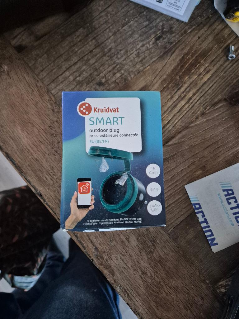kruitvat smart outdoor plug stekker, Ophalen of Verzenden, Nieuw, Stekker