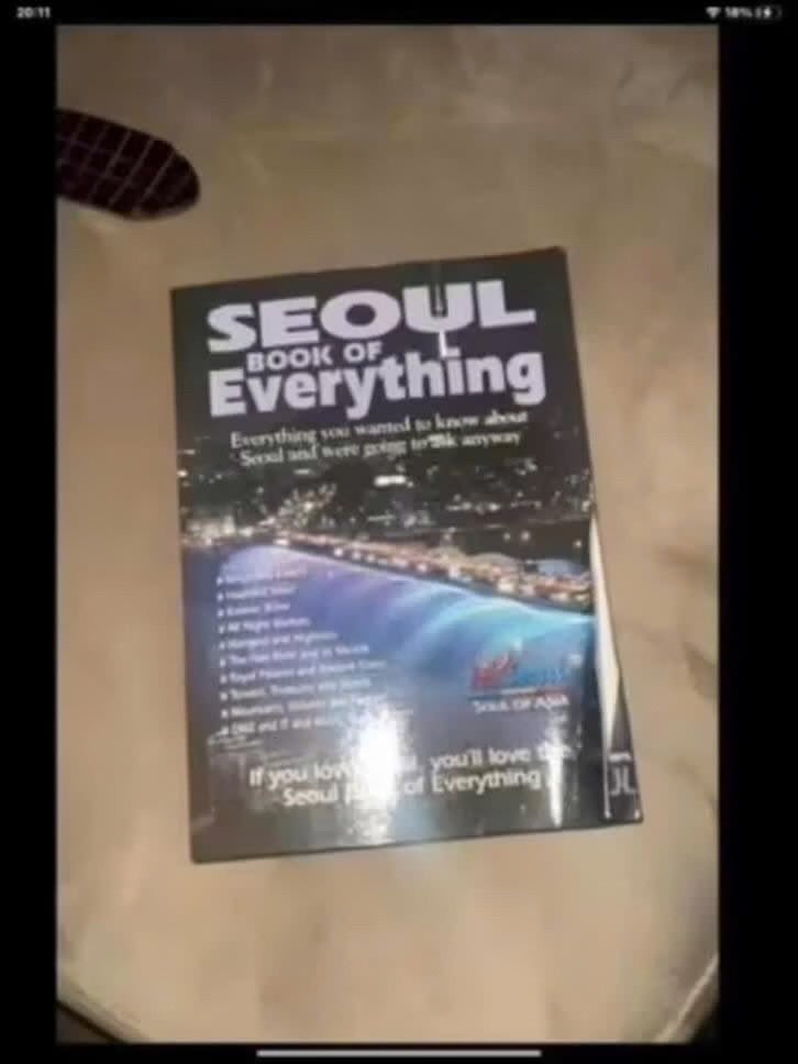 seoul book of everything, Boeken, Reisgidsen, Overige merken, Verzenden, Europa, Zo goed als nieuw