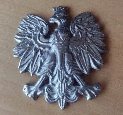 Pools Politie Pet Embleem - Adelaar, Ophalen of Verzenden