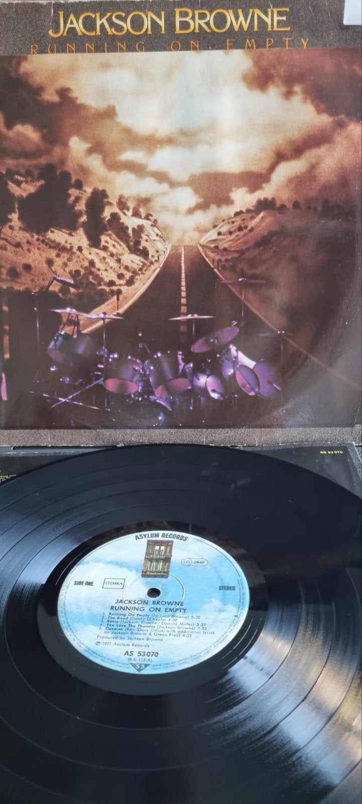Jackson Browne - Running On Empty LP (1977), Cd's en Dvd's, Ophalen of Verzenden, Gebruikt, 12 inch, LP
