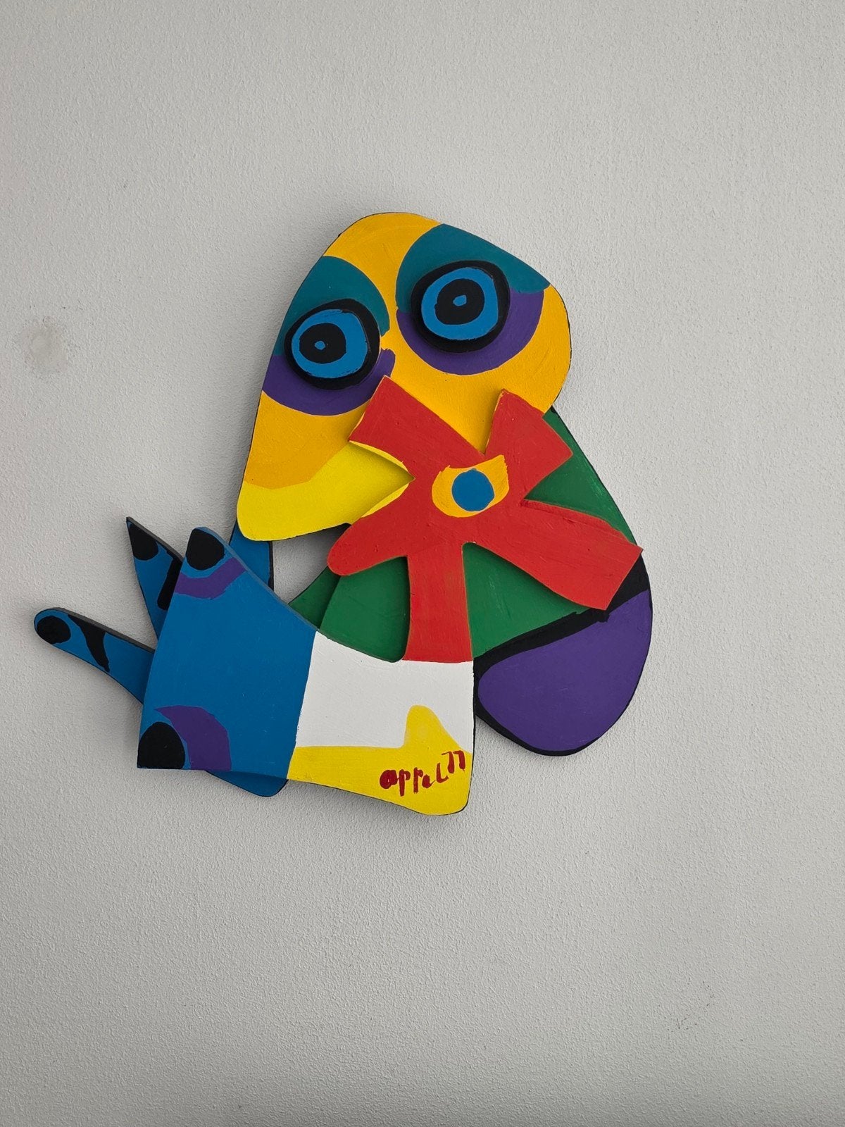 Karel Appel Bloem met blauwe ogen - Perfecte staat, Ophalen
