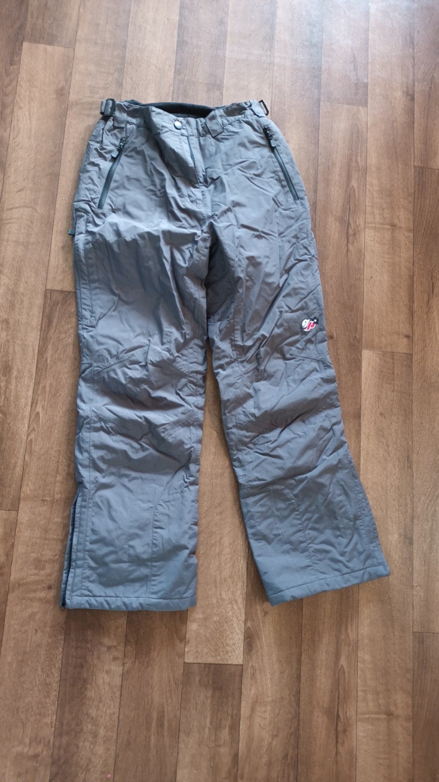 Donkergrijze skibroek, maat L - Zo goed als nieuw, Ophalen of Verzenden, Zo goed als nieuw, Maat 42/44 (L), Broek