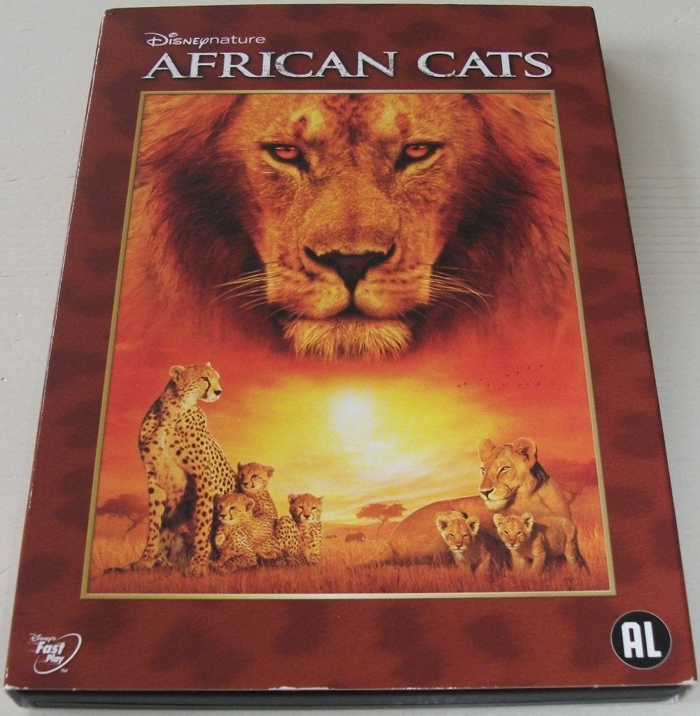 Dvd *** AFRICAN CATS *** Walt Disney Nature, Alle leeftijden, Nederlands, Ophalen of Verzenden, Zo goed als nieuw
