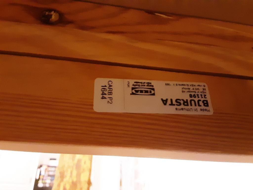 Ikea Bjursta tafel, Ophalen, Gebruikt, 200 cm of meer, 50 tot 100 cm