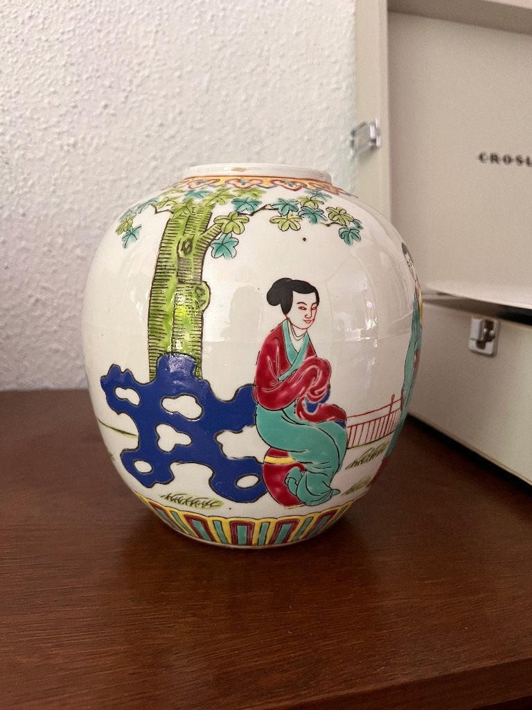 Vintage Chinese gemberpot, Ophalen