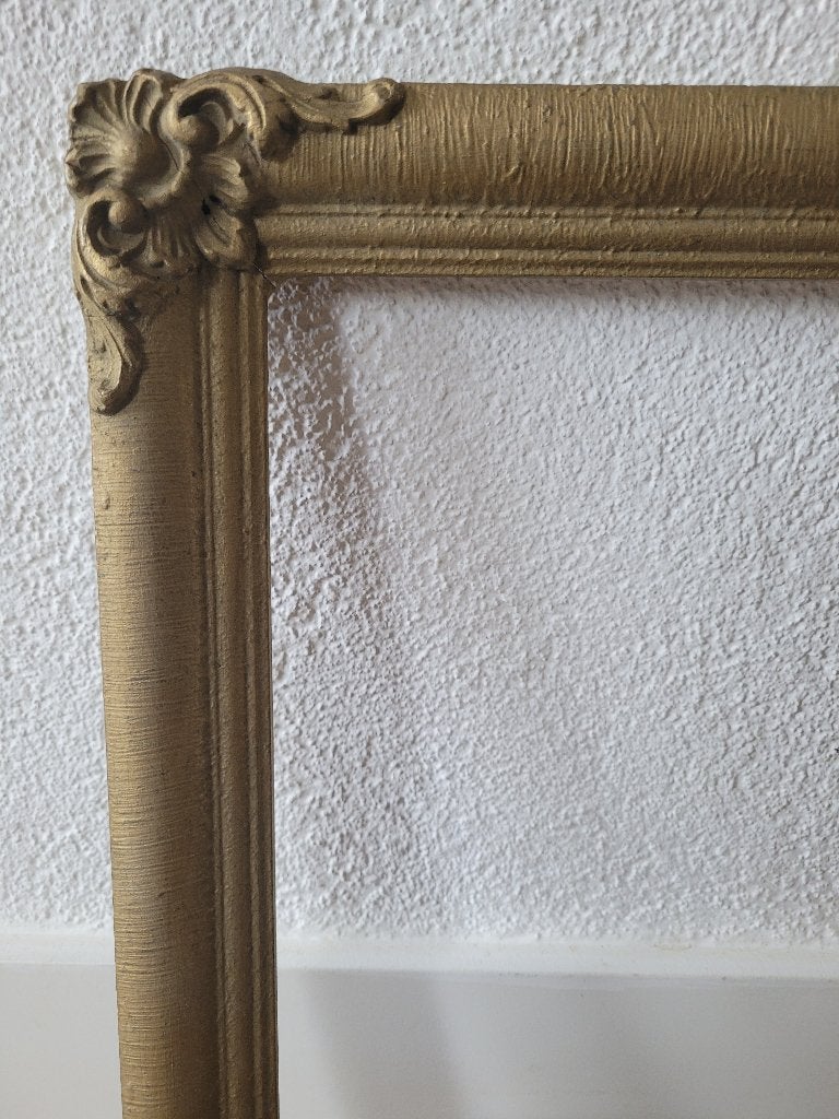 Oude schilderijlijst met binnenmaat H 30,5 x B 24,5 cm., Gebruikt, Schilderijlijst, 37 cm, Ophalen of Verzenden