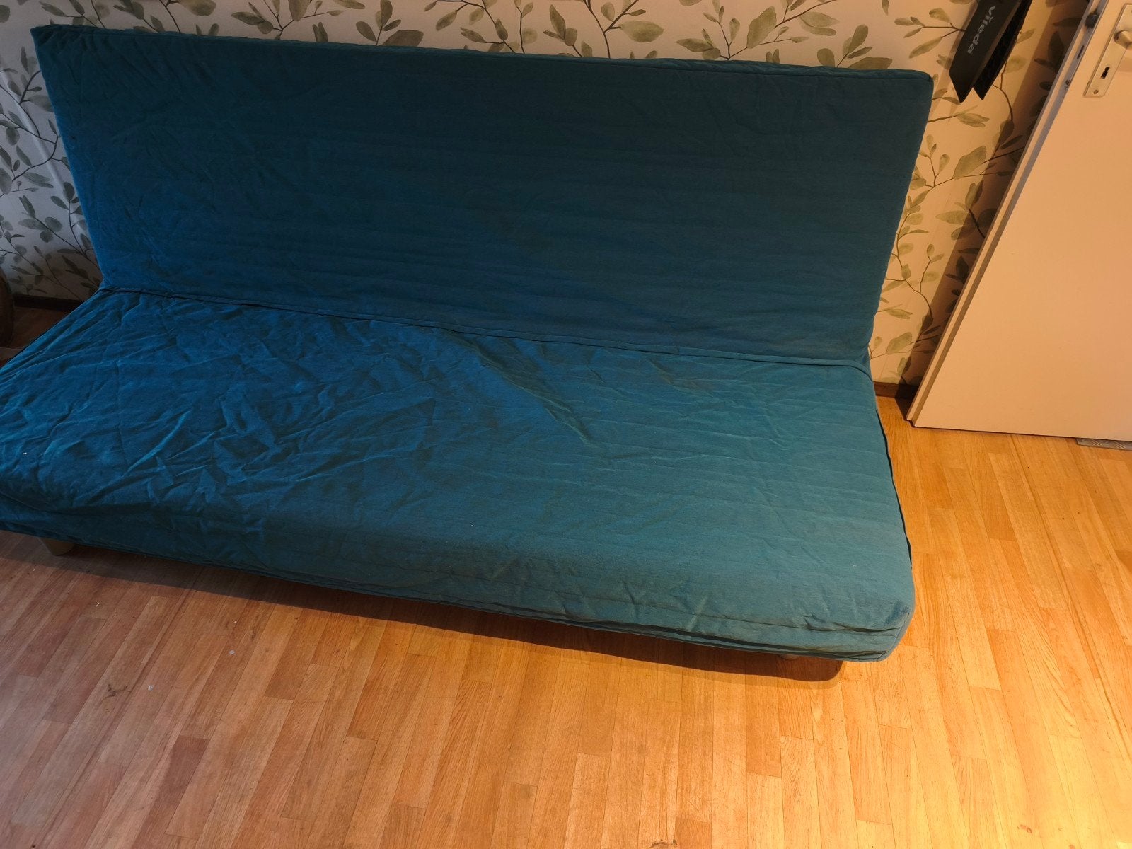 IKEA Beddinge slaapbank - Blauw, Huis en Inrichting, Ophalen, Gebruikt, Tweepersoons, 75 tot 100 cm