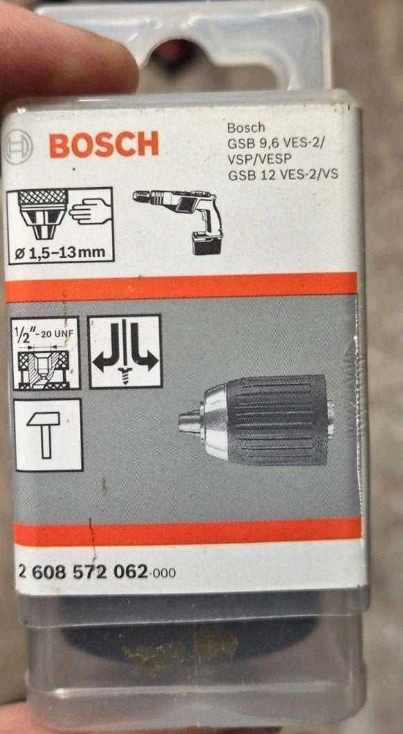 Bosch 2608572062 Snelspanboorhouder, Ophalen of Verzenden, Nieuw, Boor- en/of Breekhamer