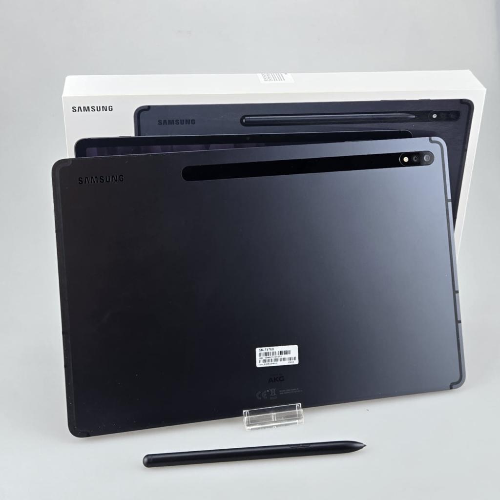 Samsung Galaxy Tab S7 Plus 5G 256GB Mystic Black | ZGAN, Computers en Software, Android Tablets, Zo goed als nieuw