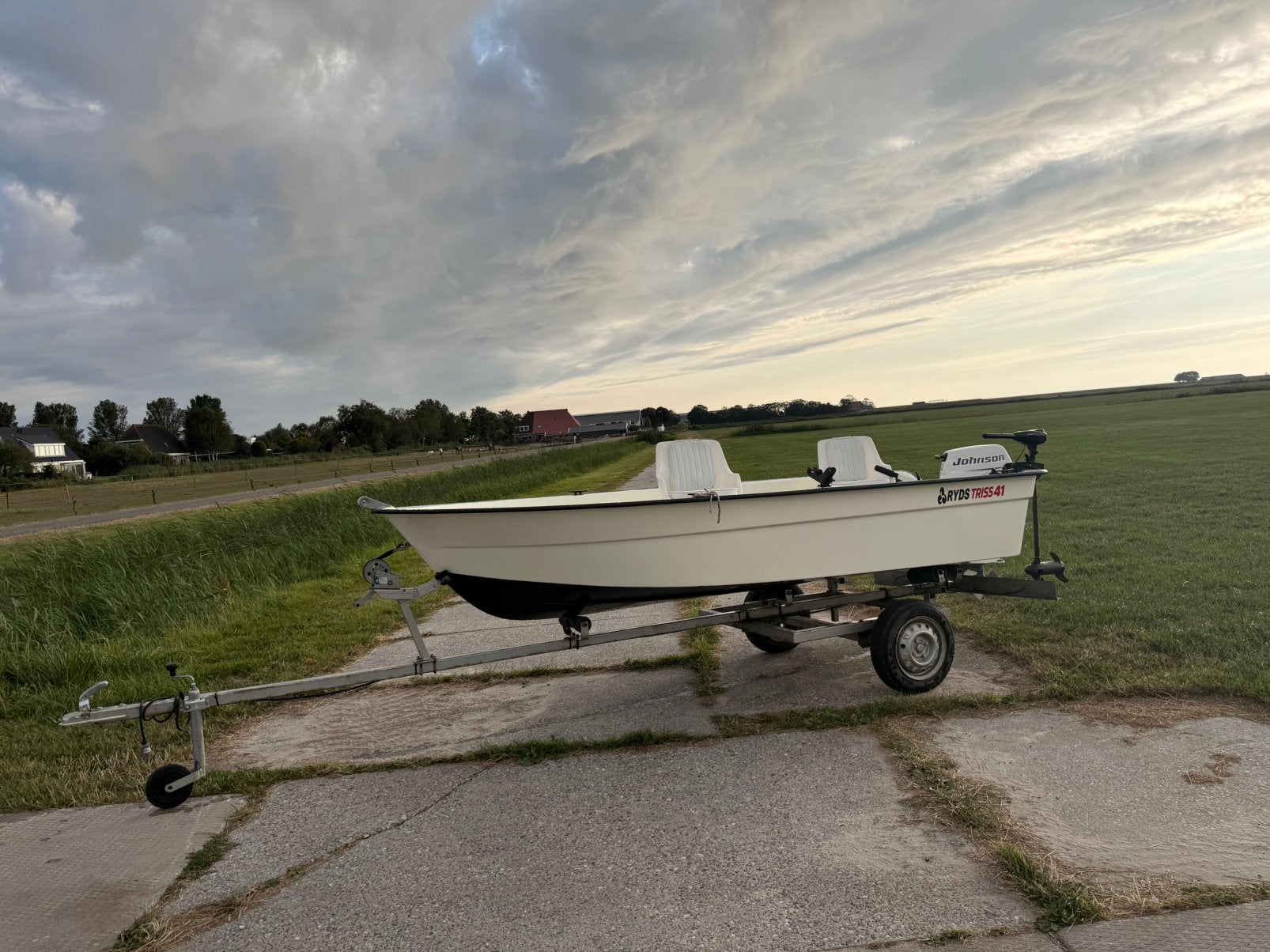 Ryds Triss 41 visboot - compleet en vaarklaar!, Ophalen, Gebruikt, 4 m, 2 m