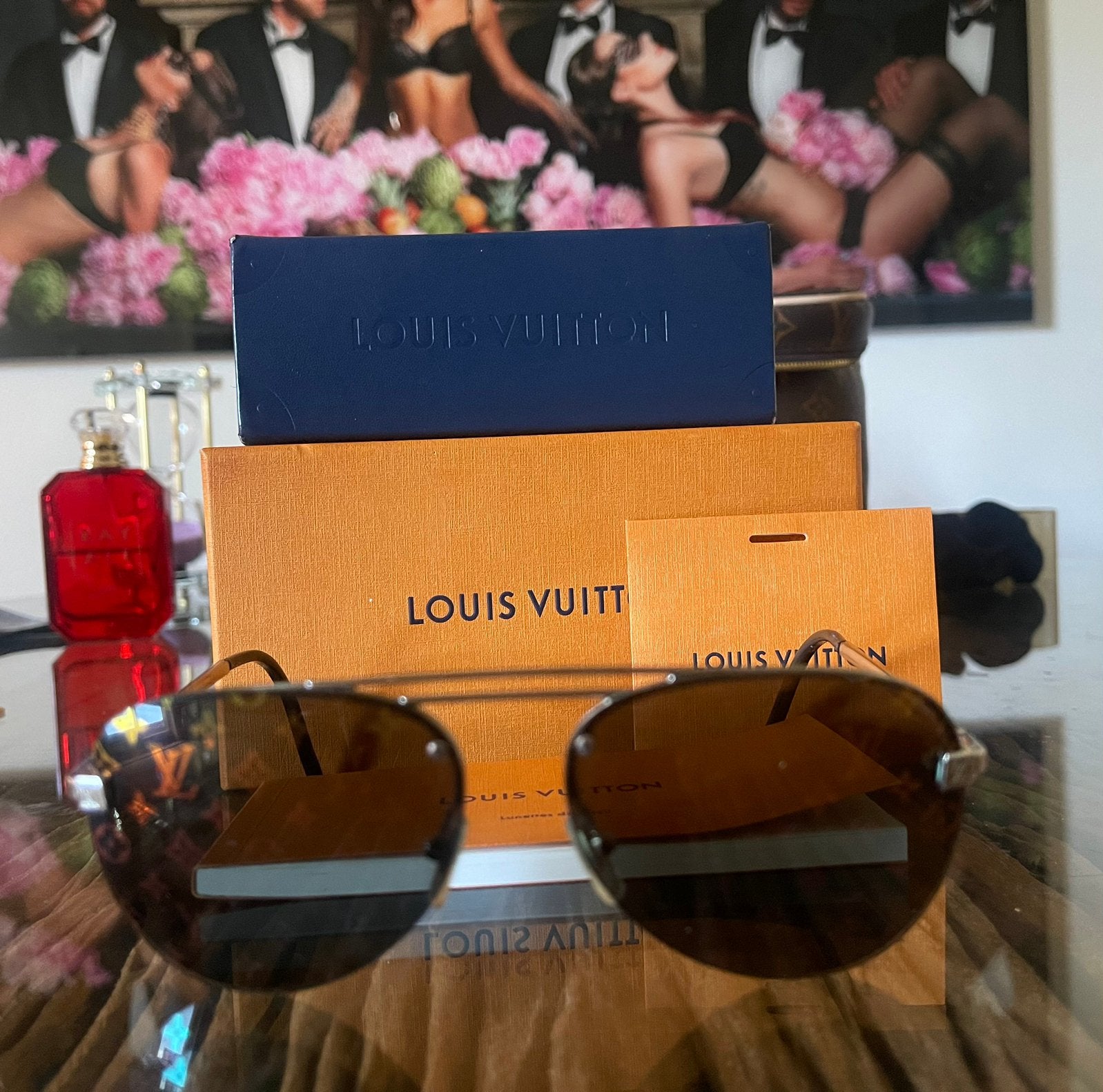 Louis vuitton zonnebril, Overige merken, Zonnebril op sterkte, Zwart, Ophalen of Verzenden