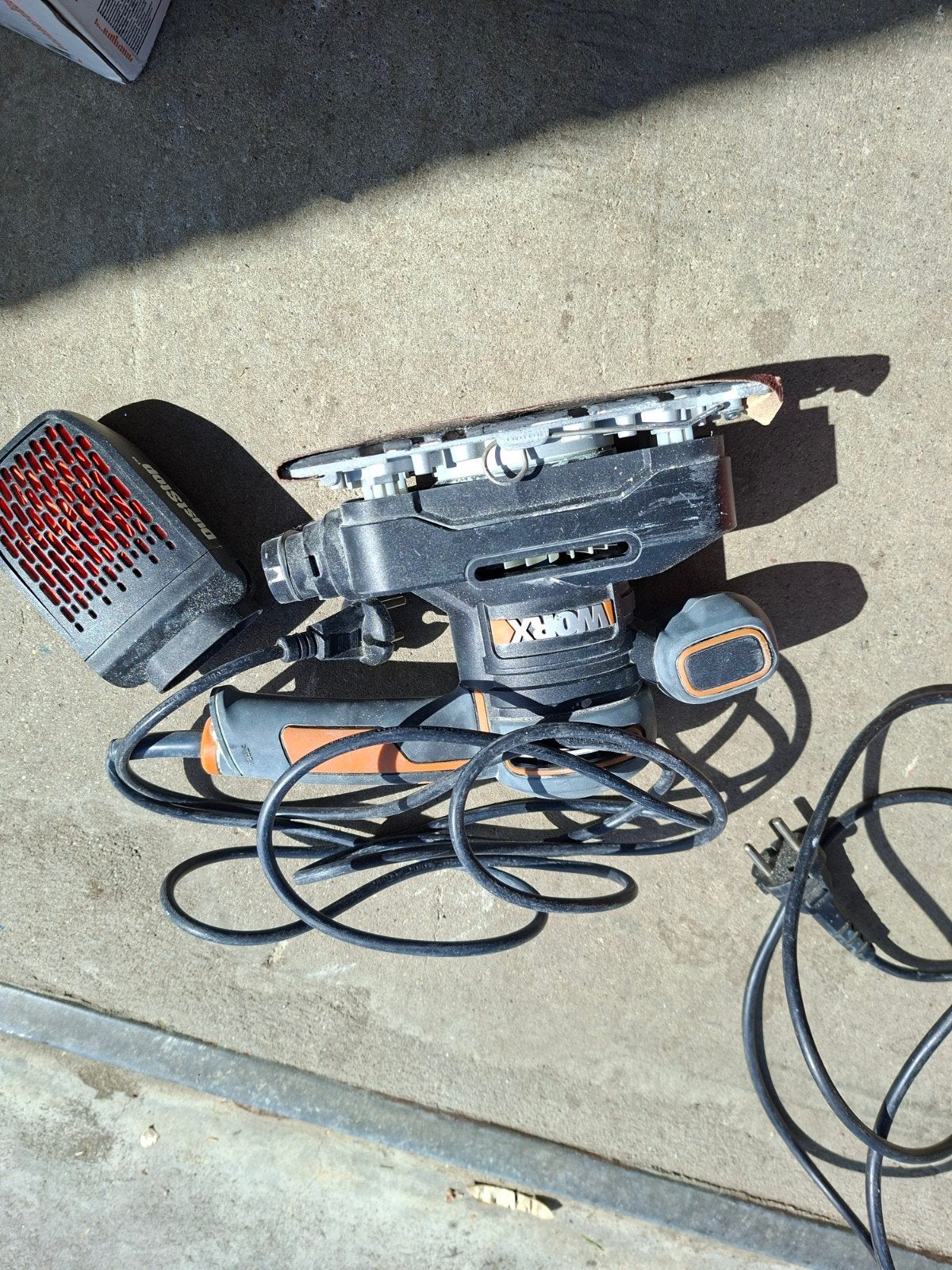 Worx Vlakschuurmachine WX641 - 250W, Ophalen