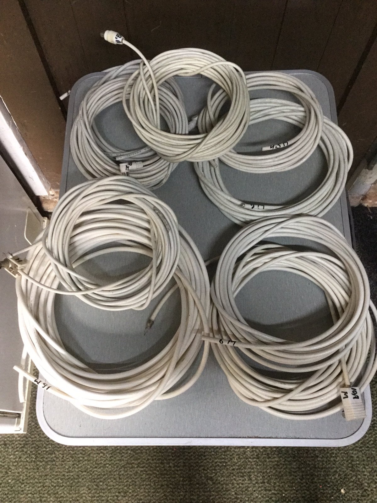 9 stukken coax kabel 75 ohm., Ophalen, Zo goed als nieuw