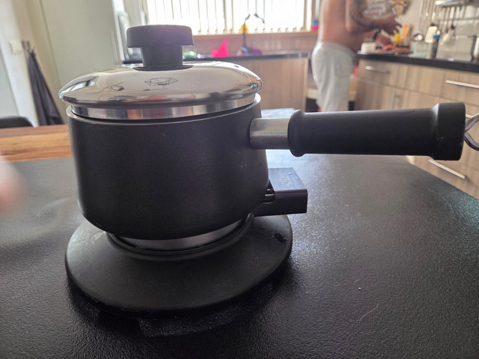 Princess Fonduepan - Elektrisch - Zo goed als nieuw, Witgoed en Apparatuur, Fonduesets, Ophalen of Verzenden, Zo goed als nieuw