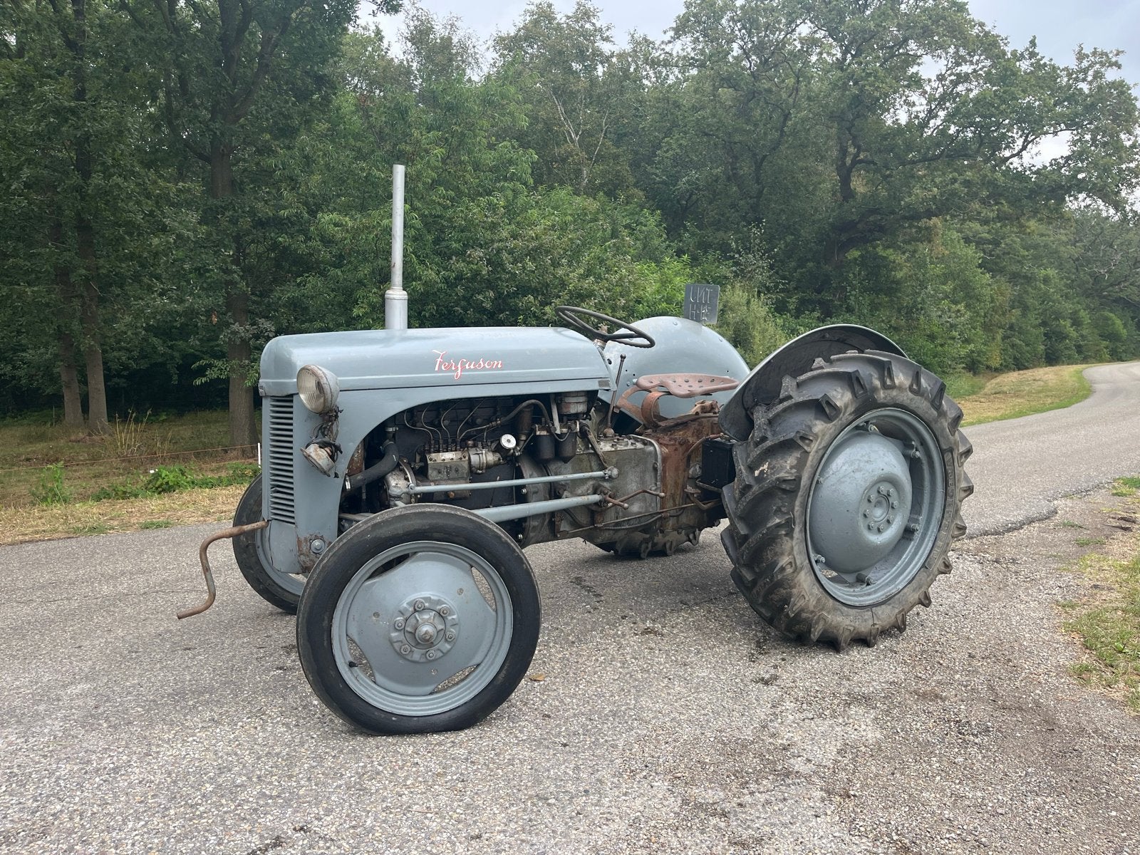 Massey Ferguson TE 20 uit 1950 met slinger en kenteken, Zakelijke goederen, Ophalen, Oldtimer, Tot 80 Pk, Massey Ferguson