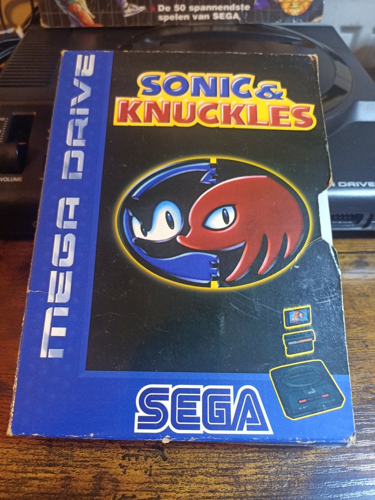 Sonic & Knuckles - Sega Mega Drive, Gebruikt, 1 speler, Ophalen of Verzenden, Platform