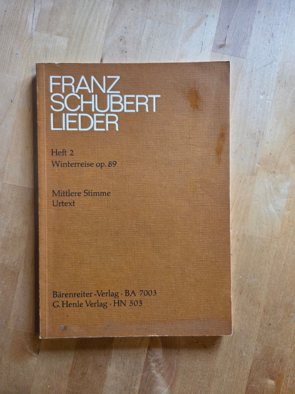 Franz Schubert Lieder - Winterreise op. 89, Zang, Klassiek, Ophalen of Verzenden, Zo goed als nieuw