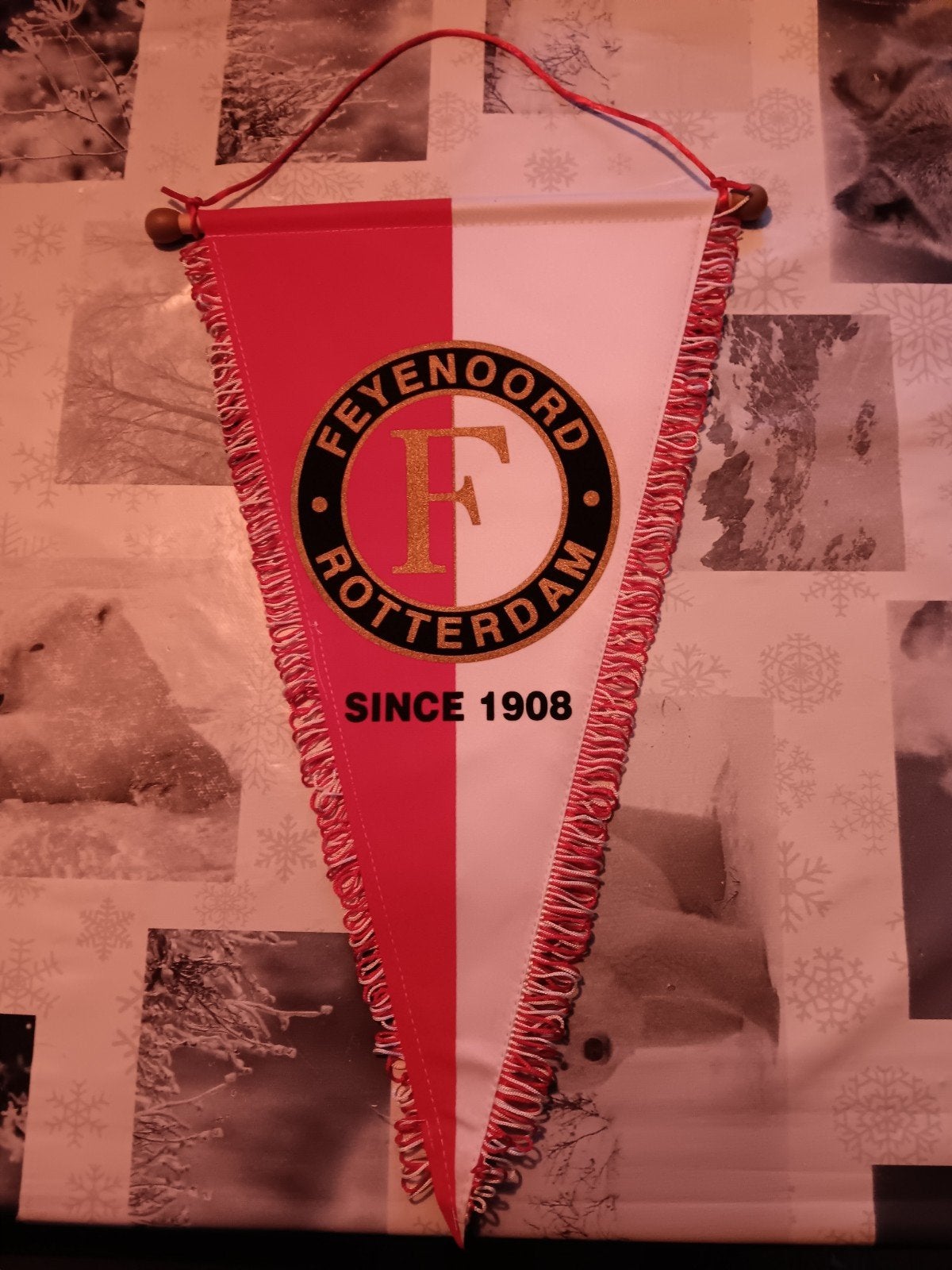 Feyenoord Vaantje - Sinds 1908, Ophalen of Verzenden, Zo goed als nieuw, Feyenoord, Vaantje of Sjaal