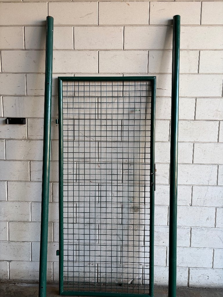 2e keus Enkele Tuinpoort 90 x 200 cm – Groen RAL6005, Ophalen, 200 cm of meer, Minder dan 100 cm, Zo goed als nieuw