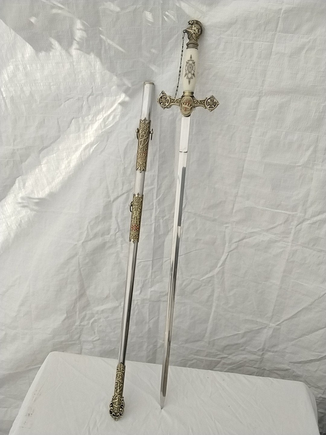 Decoratief Zwaard met Schede - 87 cm, Ophalen of Verzenden, Zo goed als nieuw