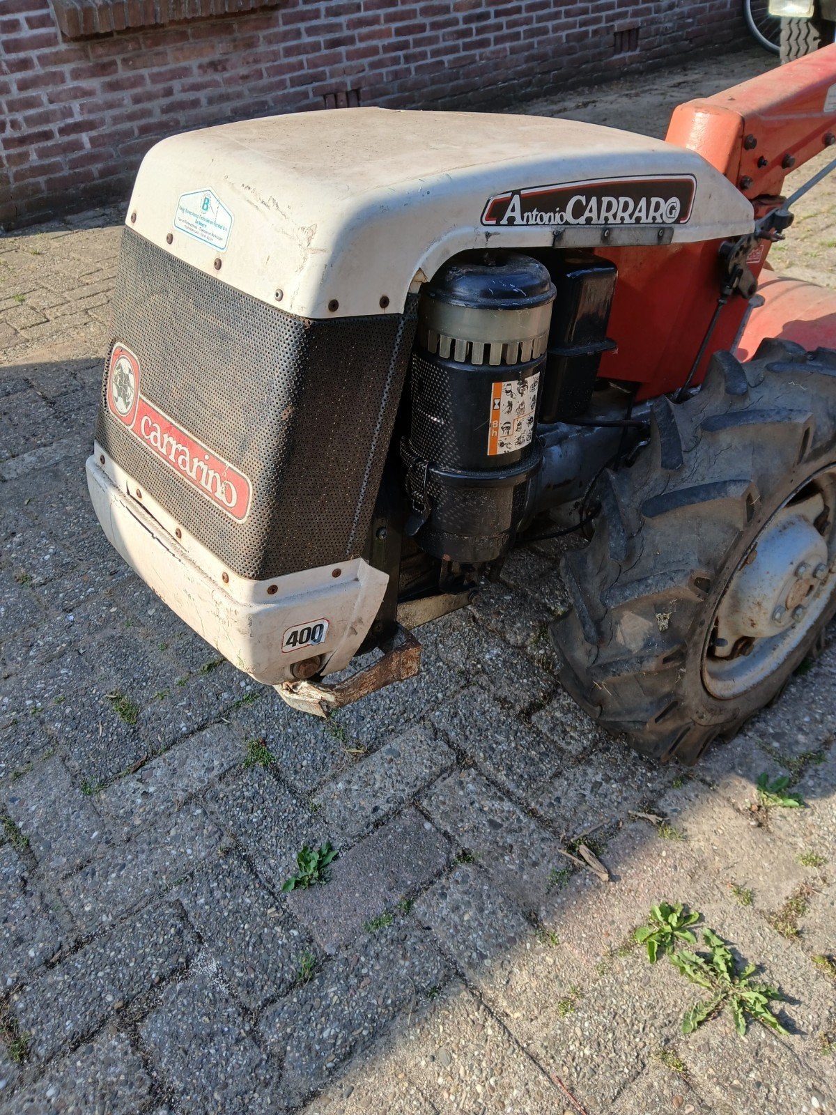 Gezocht: nette moterkap Carraro, Ophalen, Elektrisch