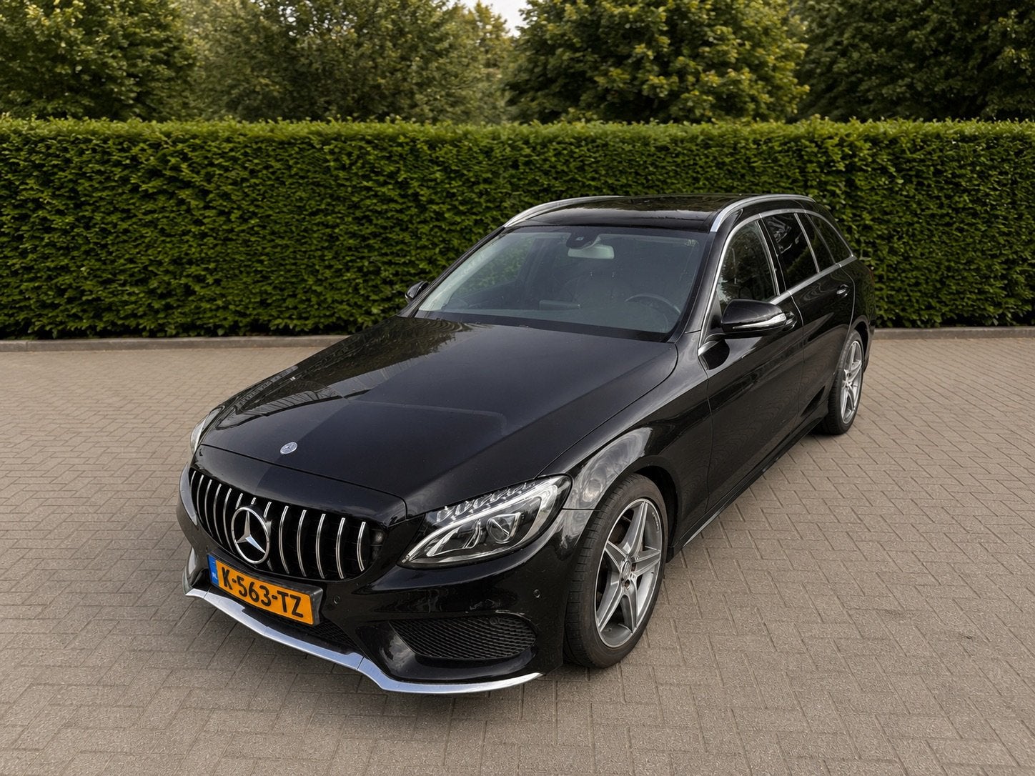 Mercedes-Benz C-Klasse C180 d 116pk 7G-TRONIC 2015 Zwart, Auto's, Automaat, Achterwielaandrijving, 4 cilinders, Zwart