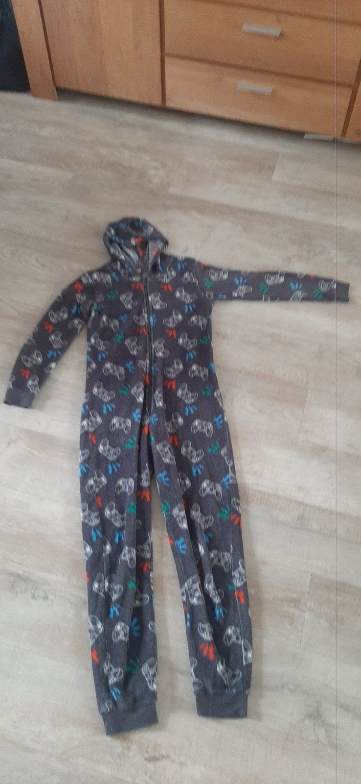 Onesie maat 170-176 fleece stof goede staat, Ophalen, Zo goed als nieuw, Jongen of Meisje, Overige typen