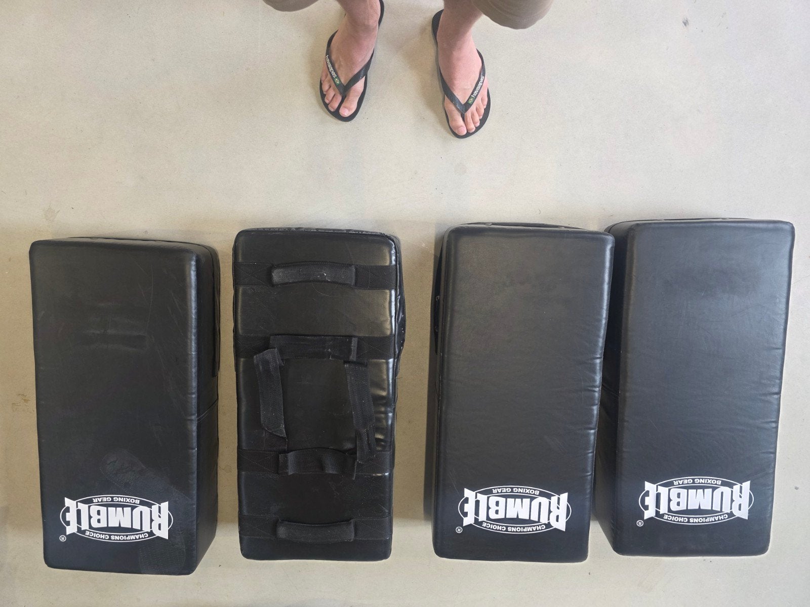 Set van 4 Rumble trapkussens / stootkussens, Sport en Fitness, Ophalen, Zo goed als nieuw, Overige