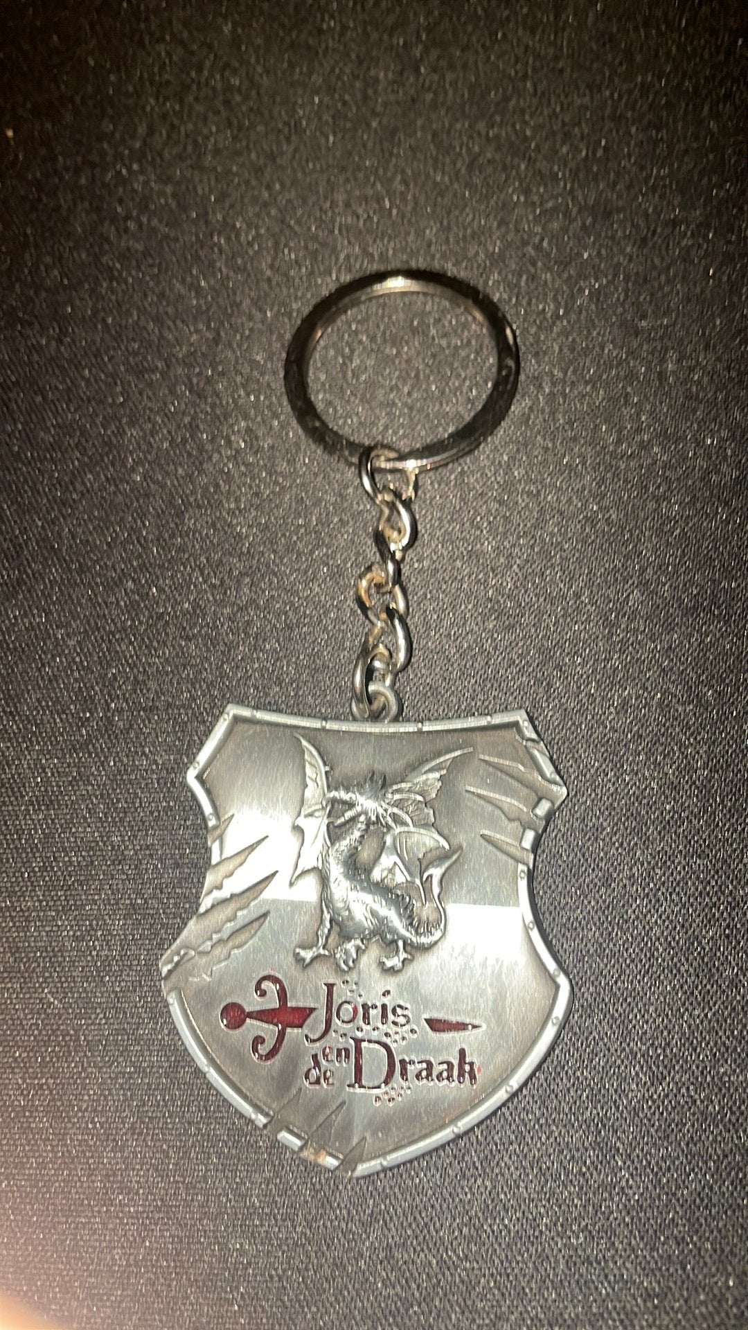 Joris en de draak sleutelhanger/efteling sleutelhanger, Ophalen of Verzenden, Zo goed als nieuw, Merk