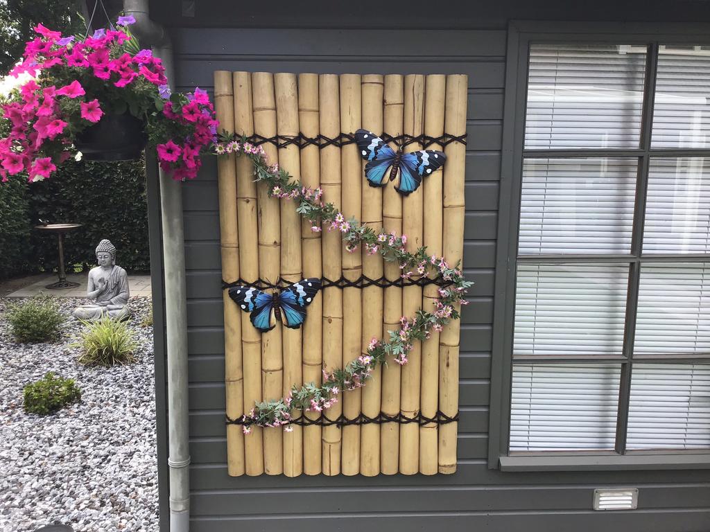 Te koop mooie wand bamboe 90 x180, Tuin en Terras, Tuinschermen, Ophalen, Zo goed als nieuw, Overige materialen