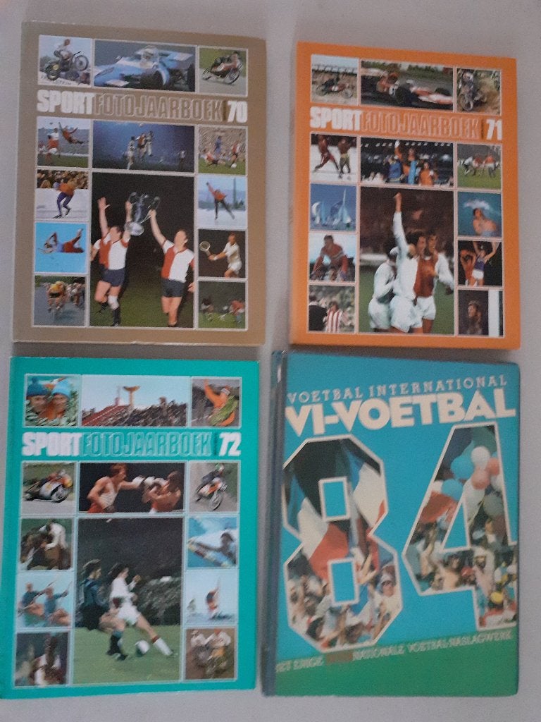 SPORT FOTO  JAARBOEK 1970, 1971, 1972  Ed van Opzeeland, Boeken, Sportboeken, Ophalen of Verzenden, Zo goed als nieuw, Watersport en Hengelsport